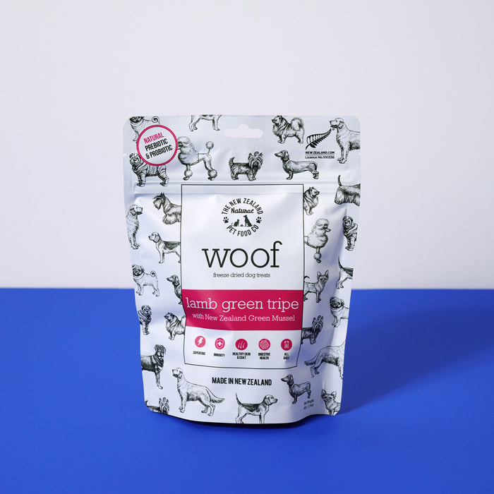 WOOF ラムグリーントライプwith緑イ貝 40g