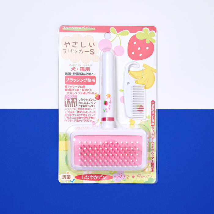 フルーツ村のやさしいスリッカー S ピンク