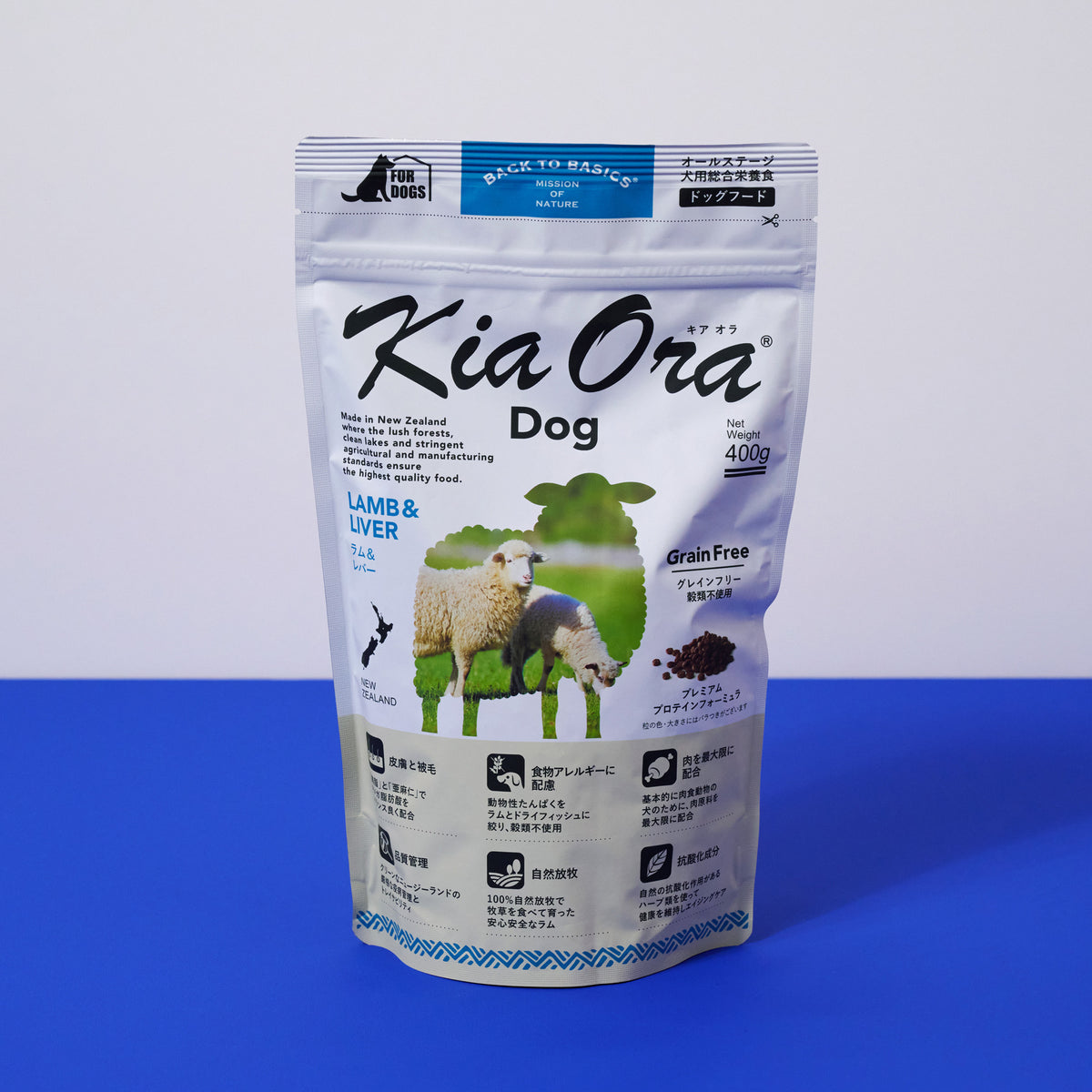Kia Ora（キア オラ）ドッグフードラム＆レバー4.5kg